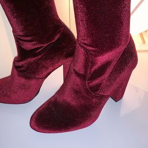 Velour Steve Madden Thigh highs